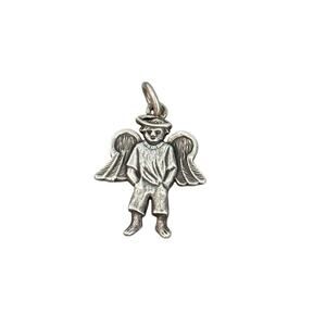 Vintage Jeep Collins JEC Sterling Silver Little Boy Angel Cherub Charm Pendant